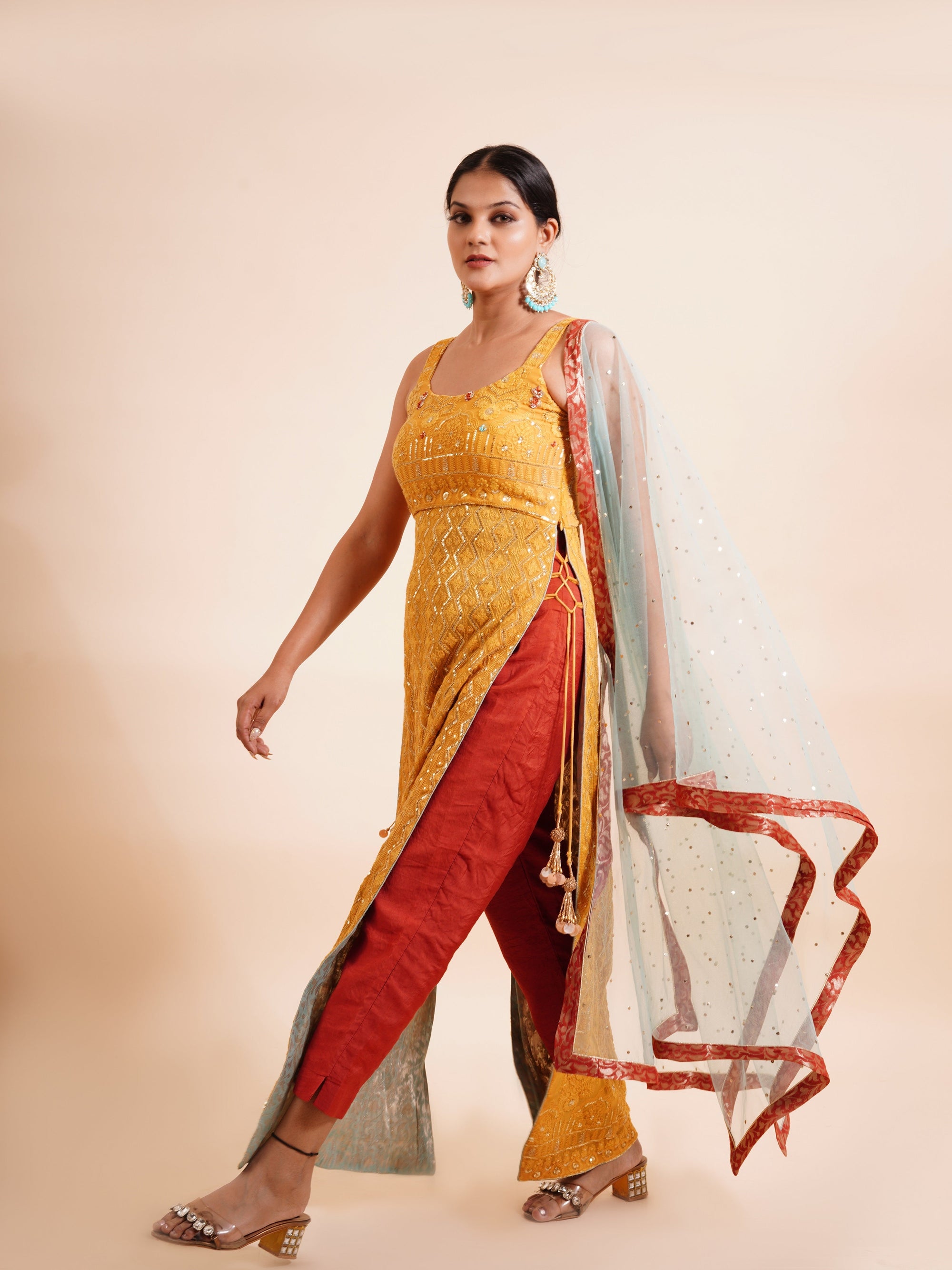 Chrome Yellow Kurta Set