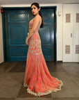 Coral Mermaid Lehenga