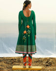 Crepe Anarkali Kalidar Suit Set