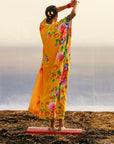 Crepe Kaftan with Cotton Inner
