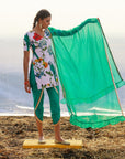 Crepe Printed Kurta and Dhoti Pants Set