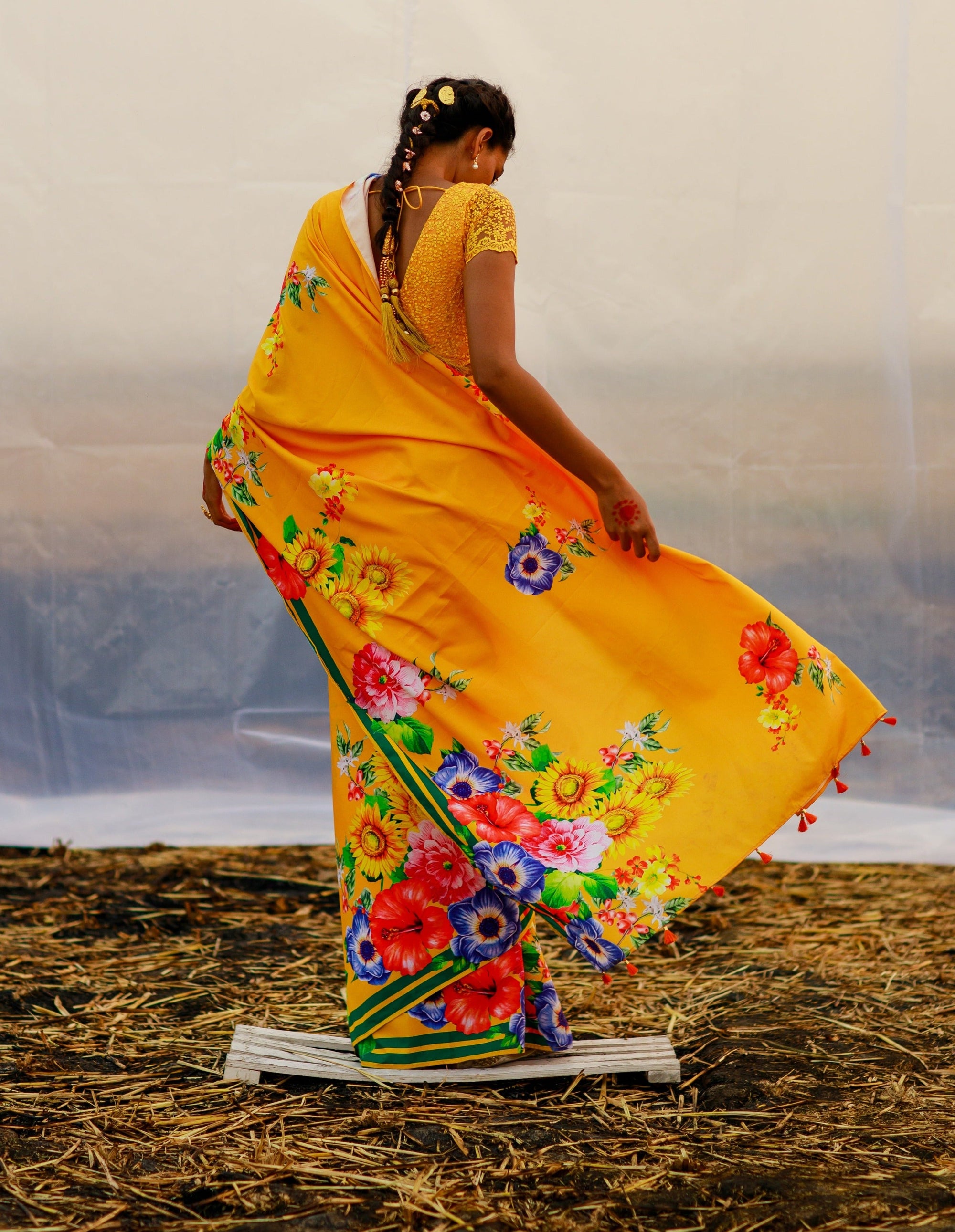 Crepe Printed Saree