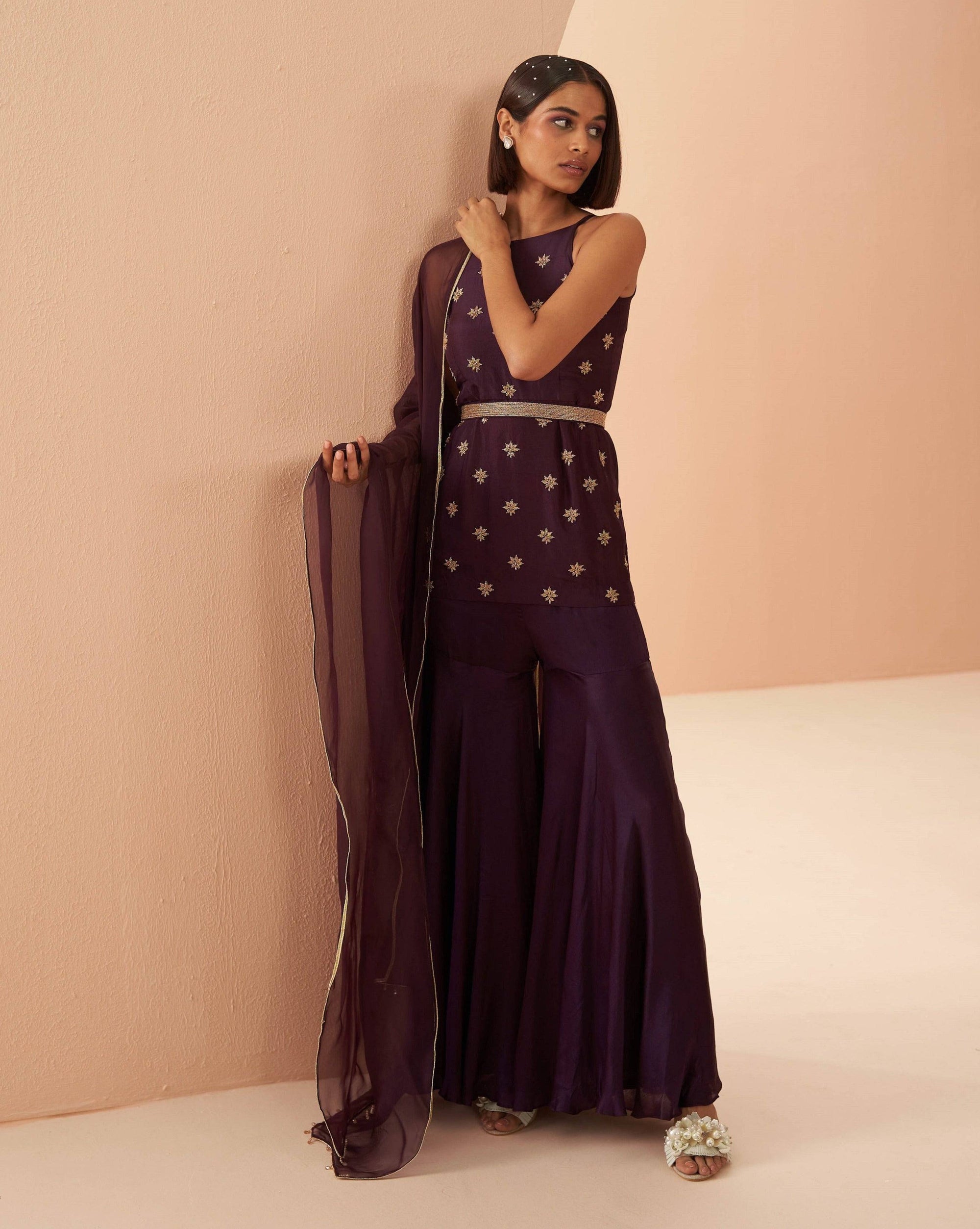 Deep Wine Sharara - sharara