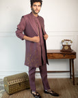 Devine Marsala Shrug Set