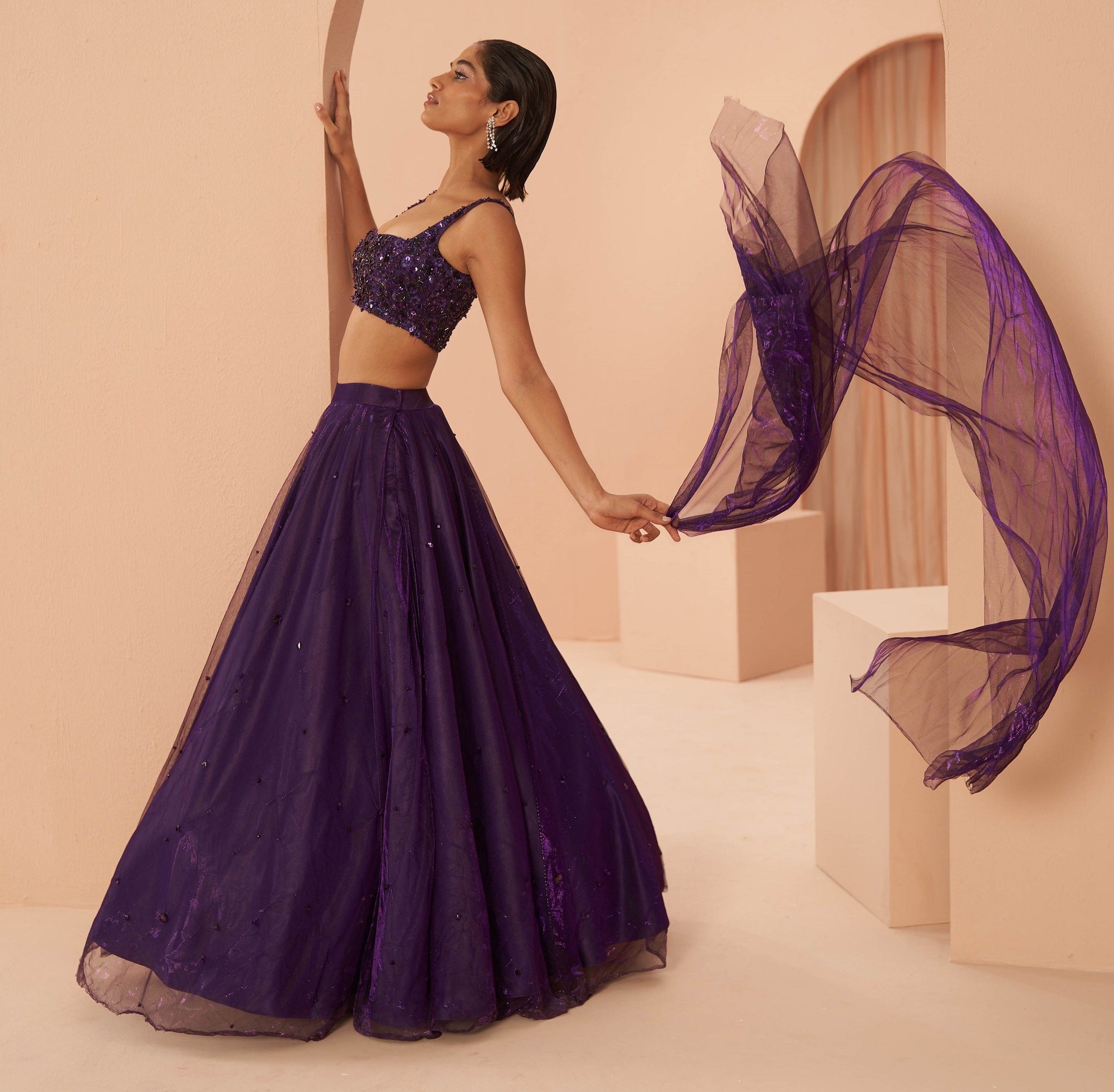 Disco Lehenga Set