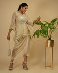 Drape Skirt with Boho Look Kaftaan Kurta