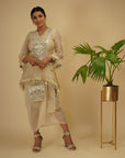 Drape Skirt with Boho Look Kaftaan Kurta
