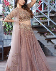 Dusty Rose Glamour Lehenga Set
