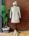 Swan Embroidered Sherwani Set