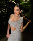 Ice Blue Saree - saree Australia