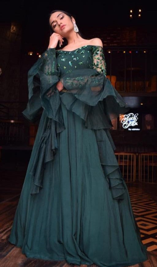 Emerald Dreamy Lehenga Set