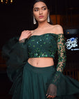 Emerald Dreamy Lehenga Set