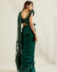 Emerald Green Saree
