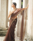 Expresso Organza Saree Set - indian sari dress
