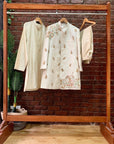 Swan Embroidered Sherwani Set