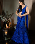 Firefly Blue Lehenga