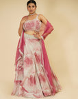 Flamingo Pink Lehenga Set