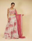 Flamingo Pink Lehenga Set
