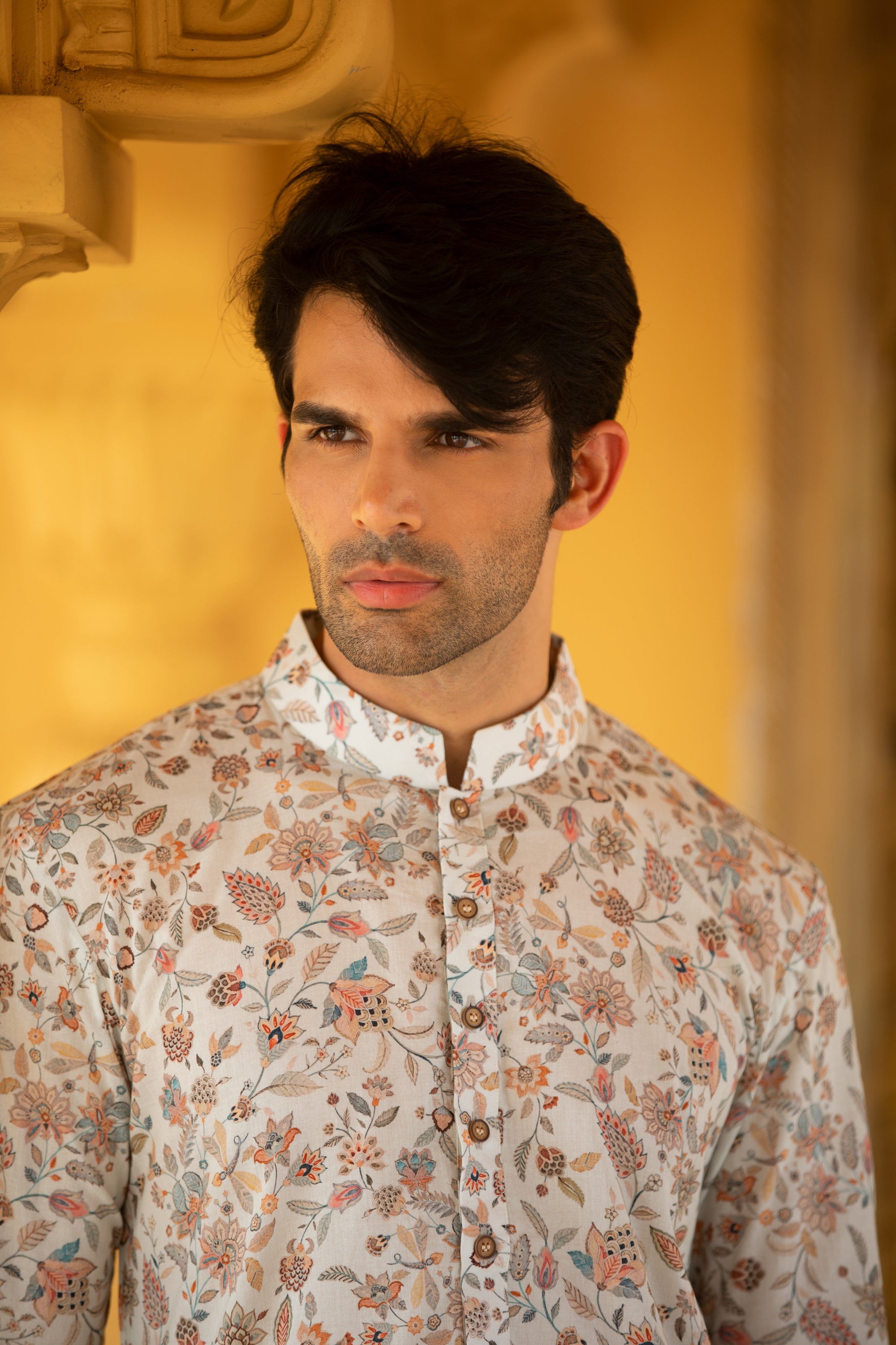Floral Print Kurta Set
