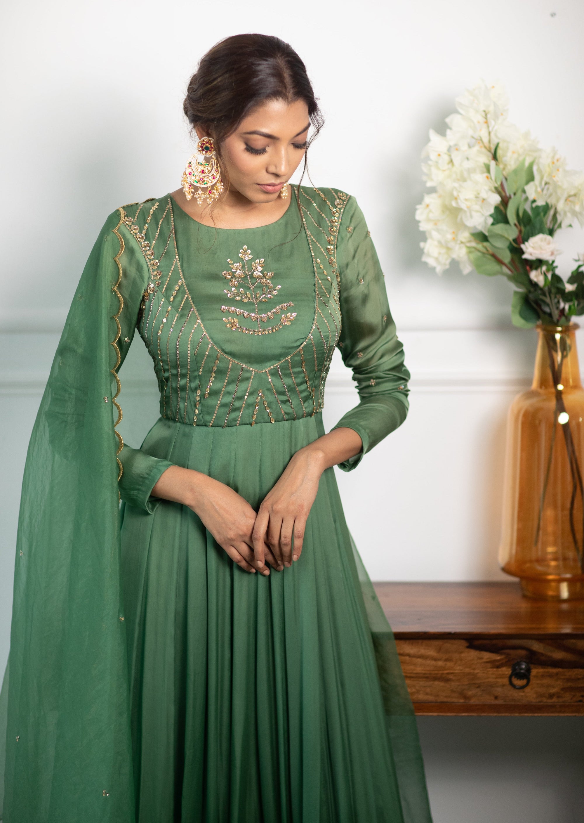 Fresh Green Anarkali Suit