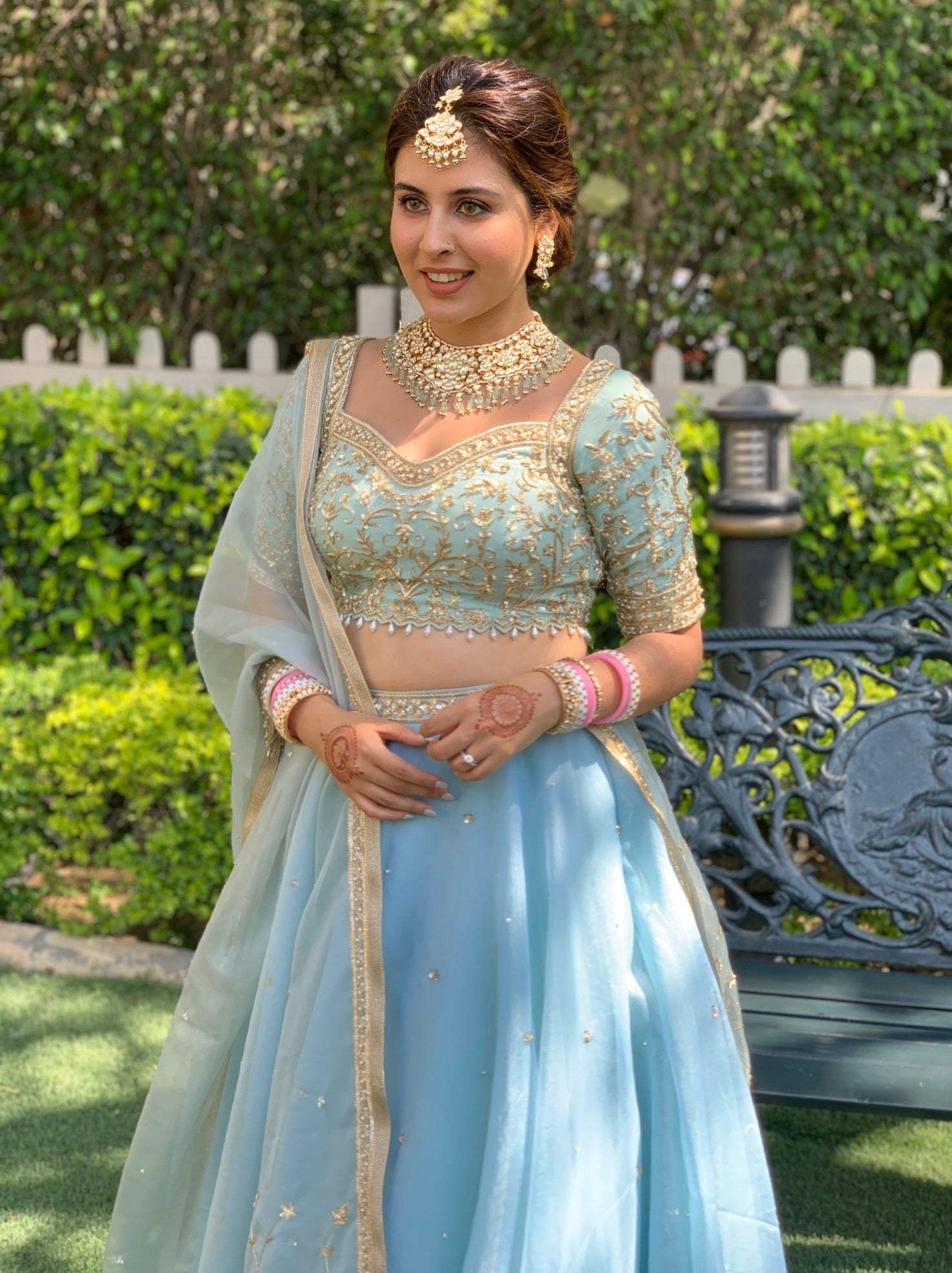Fresh Like Mint Lehenga Set