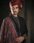 Front and Bottom Hand Work Sherwani