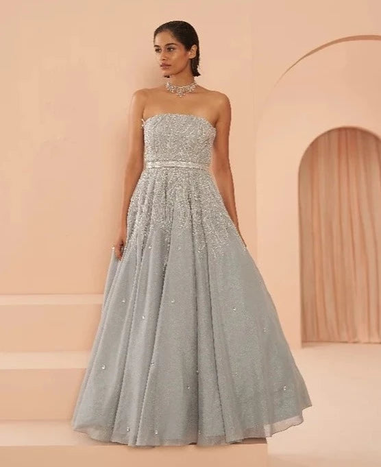 Frozen Crystal Gown - indian gown