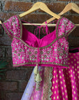 Fuchsia Pink Sharmily Work Lehenga Set