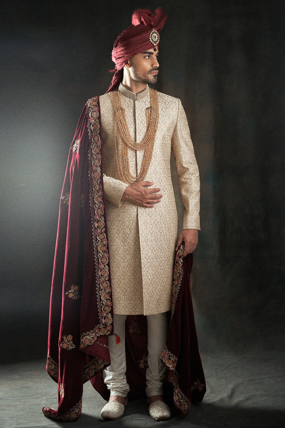 Fully Handwork and Embroidered Sherwani