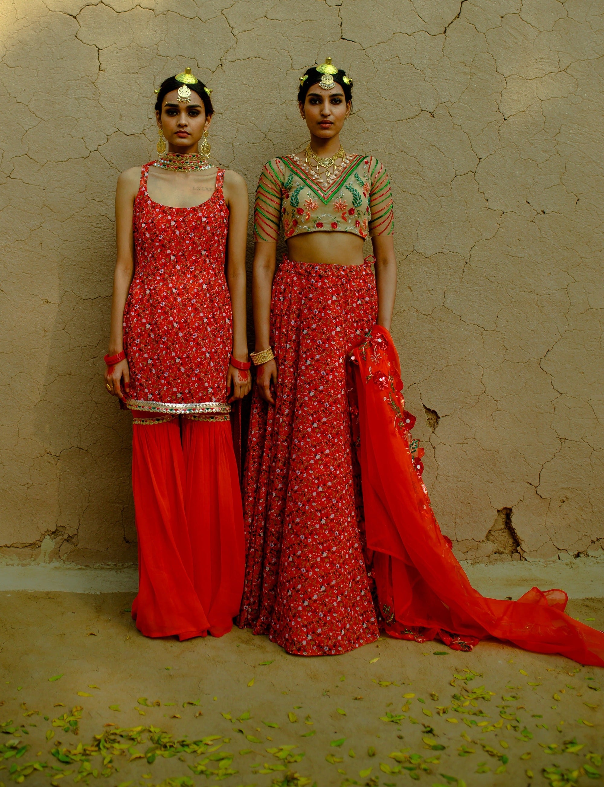 Georgette Bias Lehenga Set