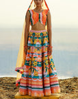 Georgette Featuring Paneled Lehenga Set