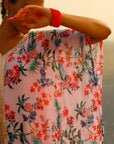 Georgette Kaftan With Separate Cotton Inner - kaftan dress