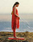 Georgette Printed Tunic With Matching churidar - indian wear for women