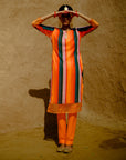 Georgette Tunic With Pants Set - indian attire for women