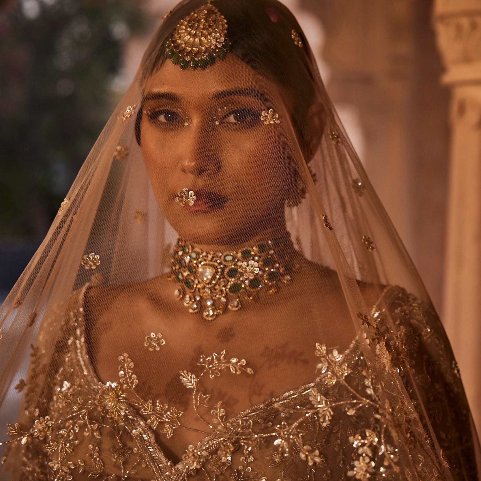 Gold Organza Lehenga - lehenga dress