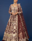 Golden Fairtale Jacket Lehenga - embroidered lehenga set