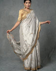 Golden Silver Saree Set - indian saree Australia