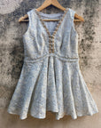 Grey Peplum Palazzo Set - palazzo set