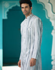 Grey Sherwani with White Pants - grey sherwani New Zealand