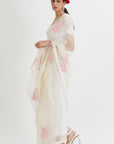 Gulabh Ivory Saree - ivory saree