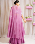 Hand Embroidered Blouse With Cap Skirt And Belt - indian attire for women