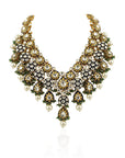 Handcrafted Mina Work Necklace Set - necklace set