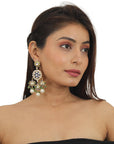 Handcrafted Mina Work Necklace Set - necklace set