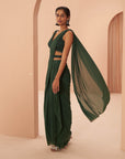 Indian Green Saree - green saree