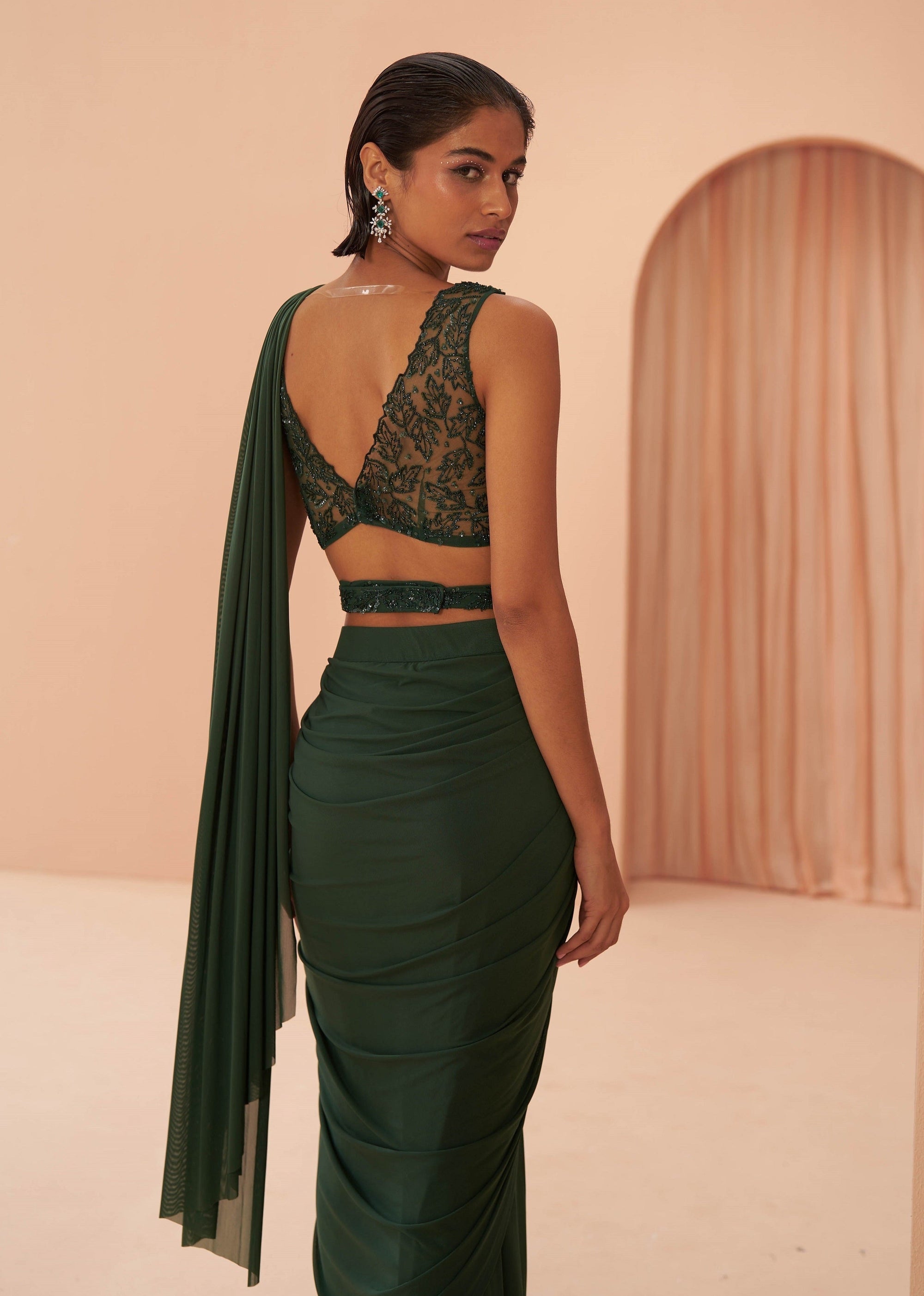Indian Green Saree - green saree