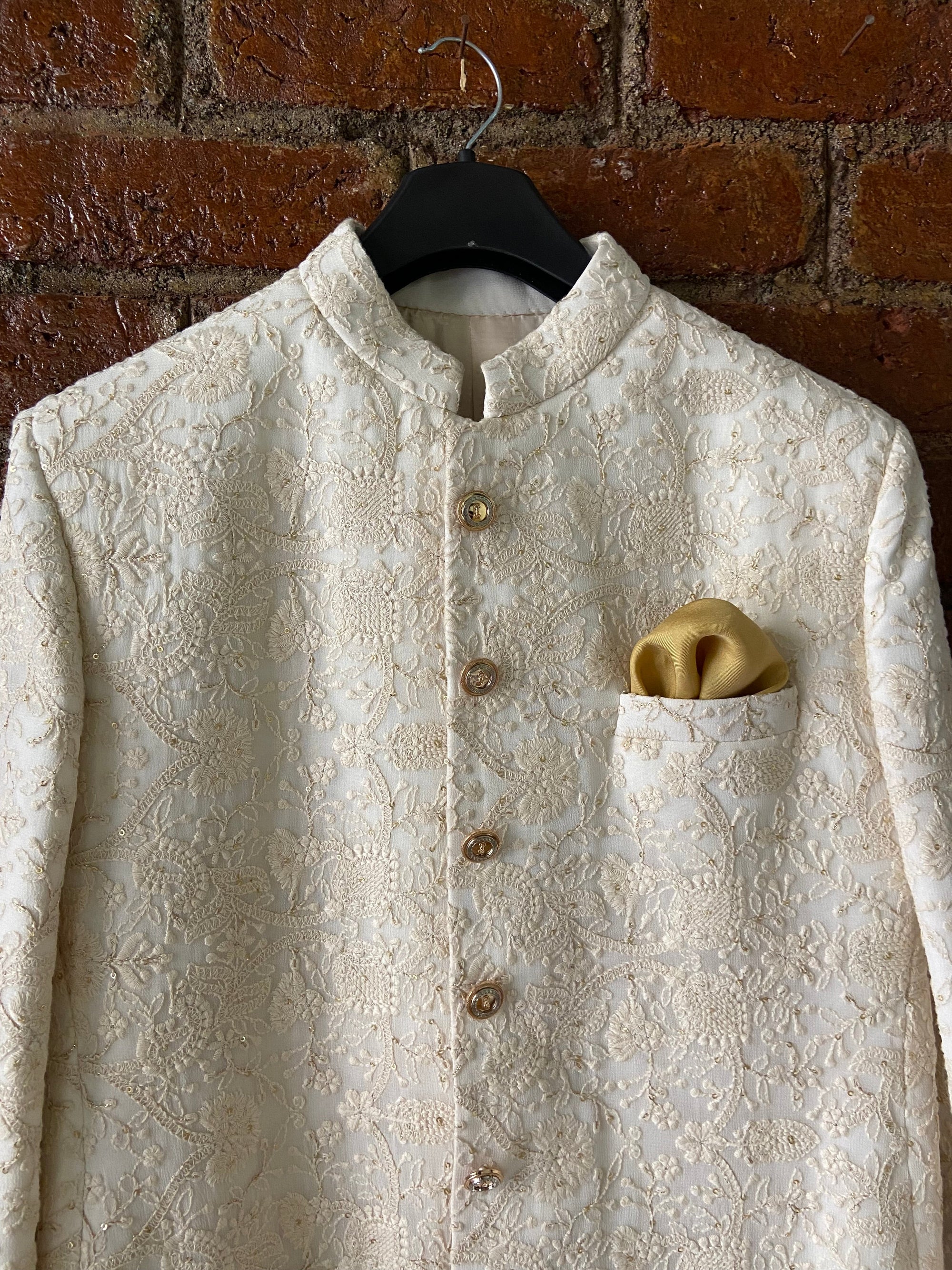 Ivory Jodhpur Set - ivory sherwani