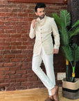 Ivory Jodhpur Set - ivory sherwani