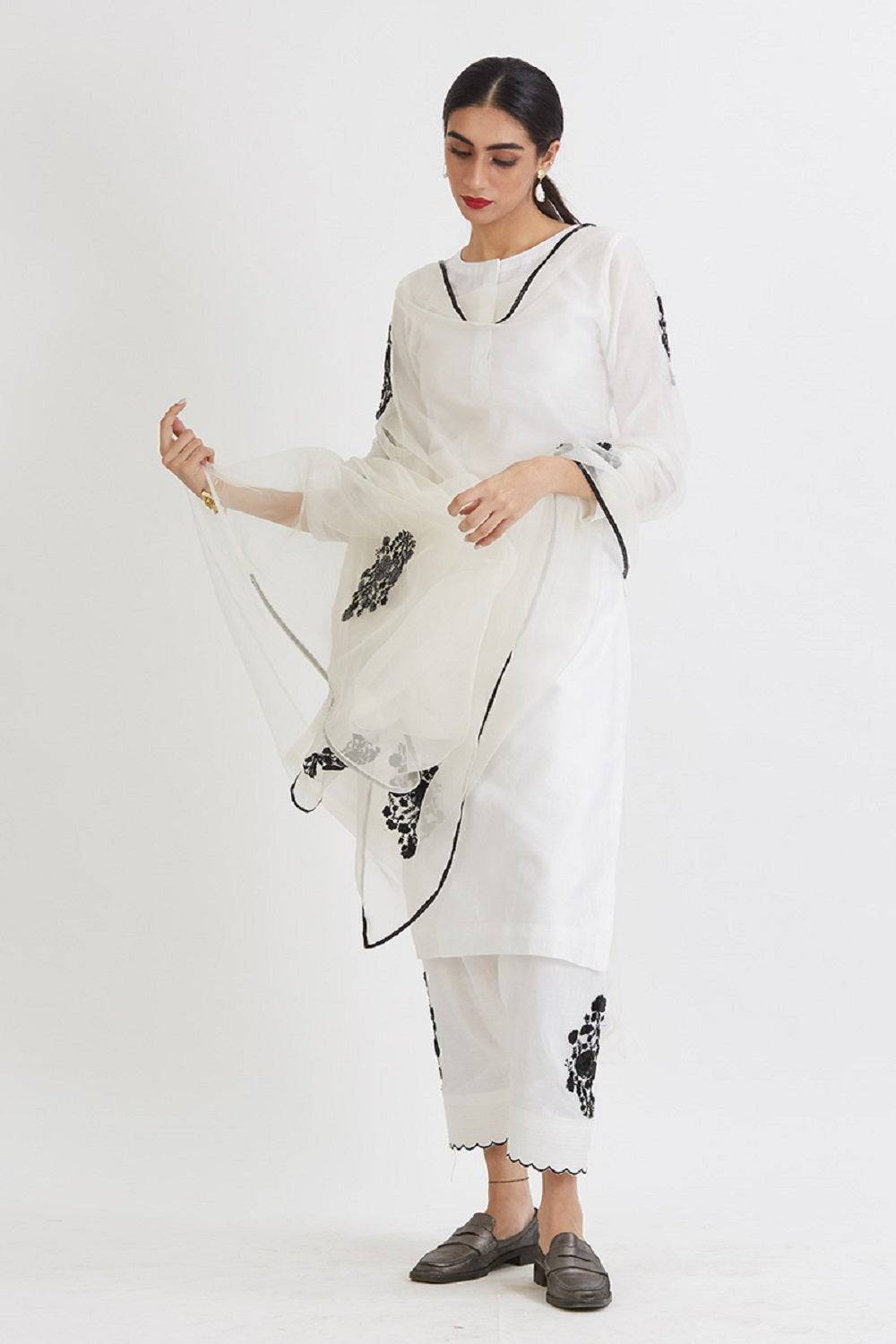 Ivory Kurta Set - kurta for women in Australia
