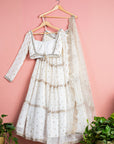 Ivory Mirror Lehenga Set - ivory lehenga