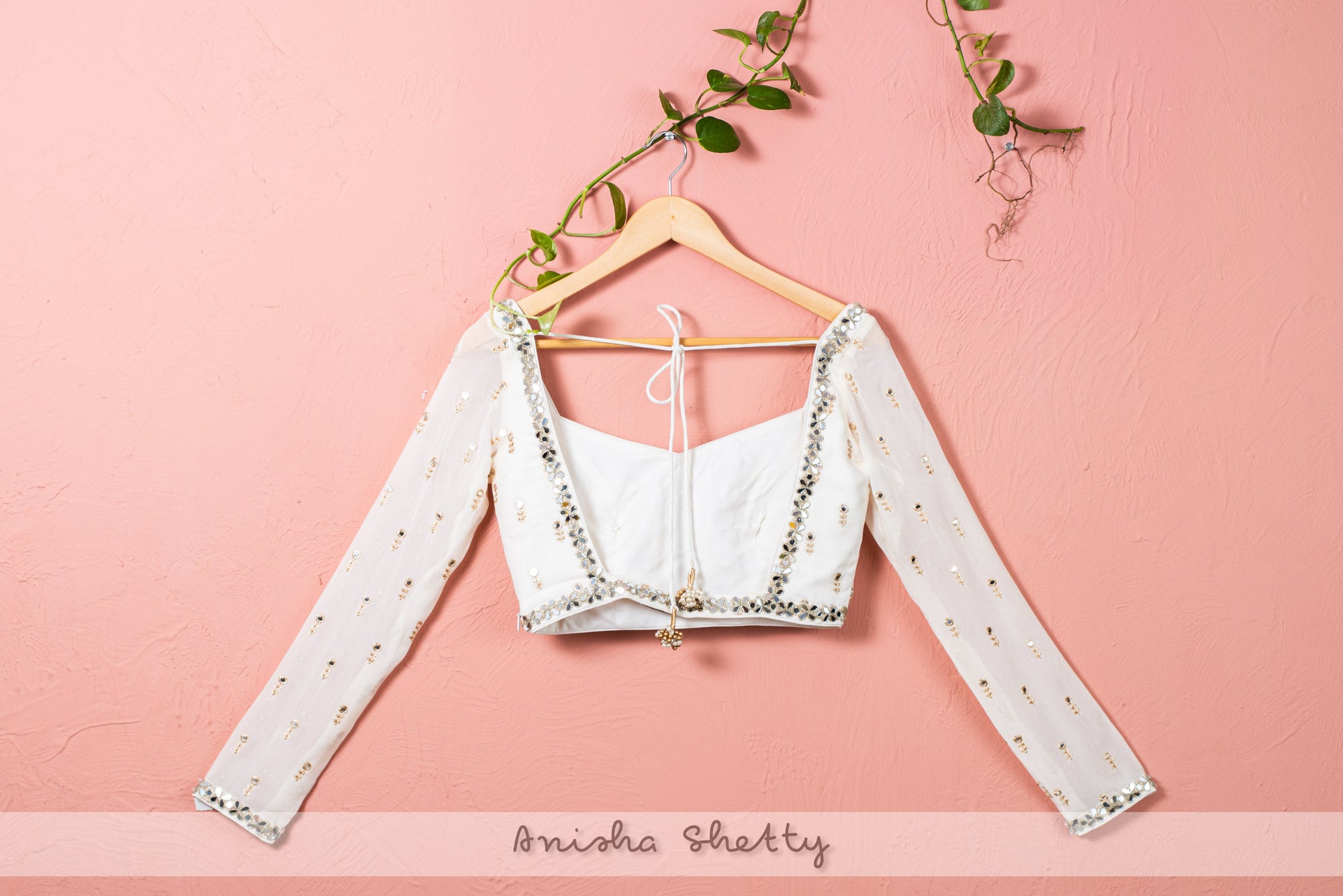 Ivory Mirror Lehenga Set - ivory lehenga